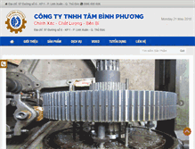 Tablet Screenshot of cokhitambinhphuong.com